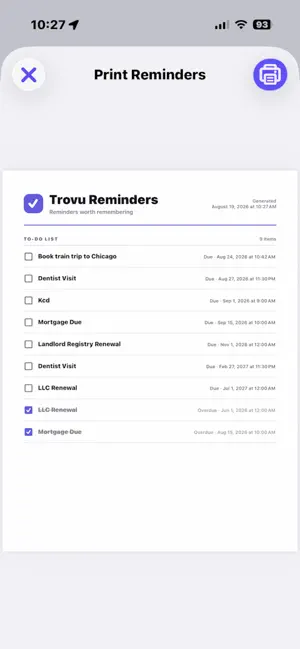 Trovu Reminders screenshot 4