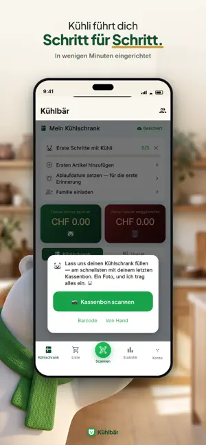 Kühlbär: Vorrat & MHD-Tracker screenshot 4