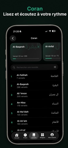 Widgets Coran – DeenKit iPhone screenshot 9