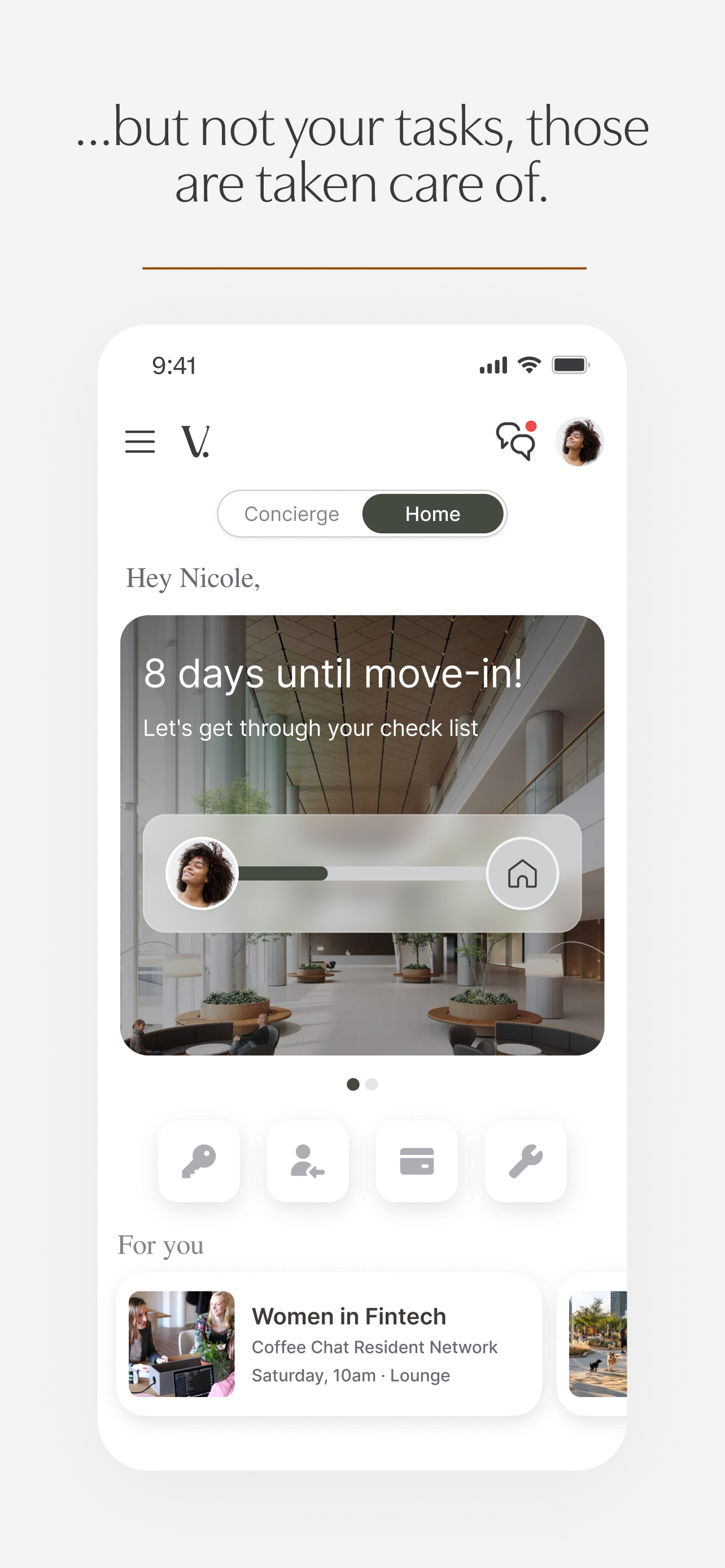 myVeris screenshot 2