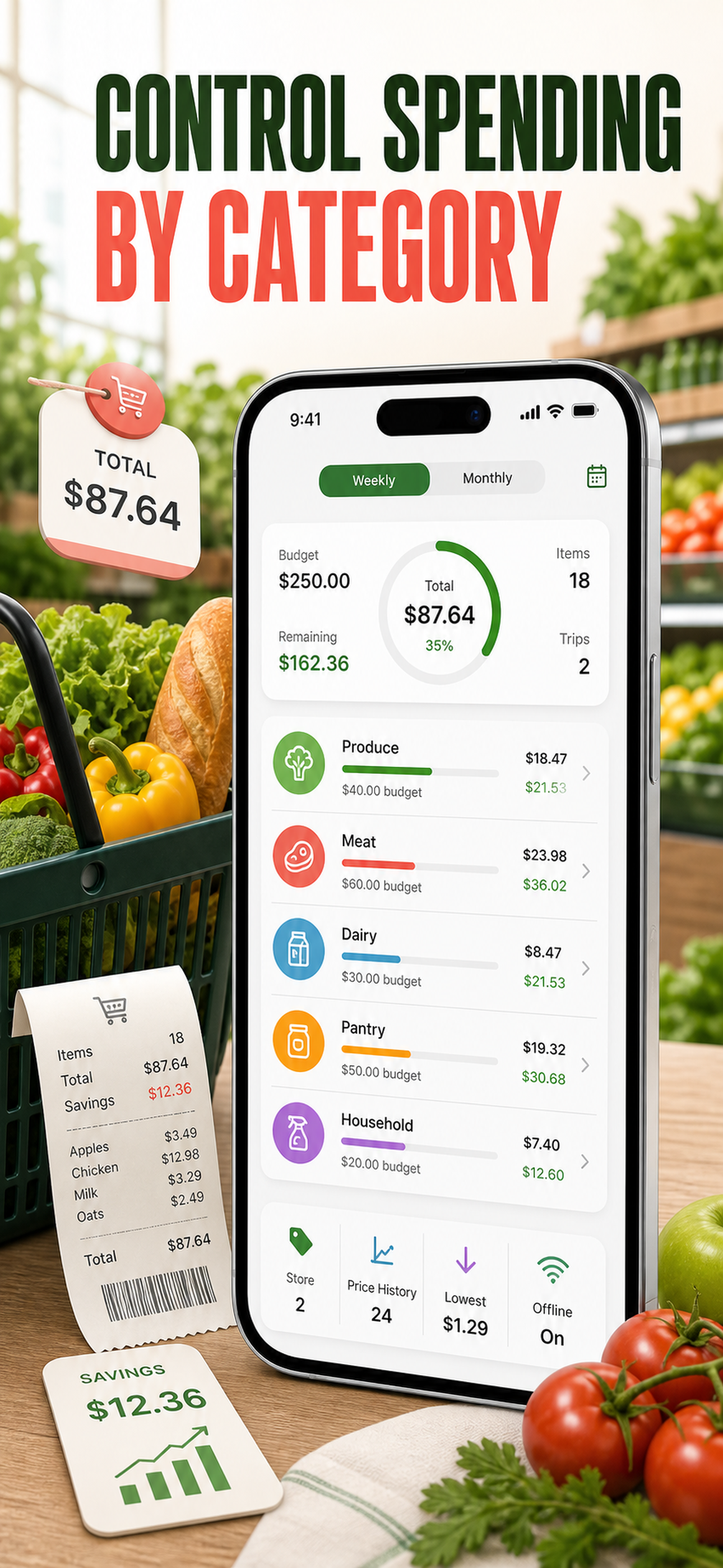 Grocery Budget Tracker screenshot 5