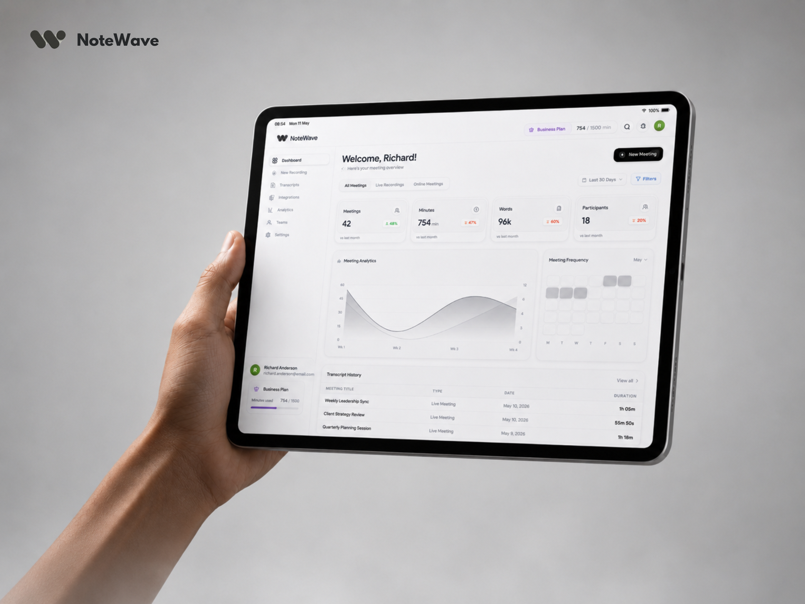 NoteWave: AI Meeting Assistant