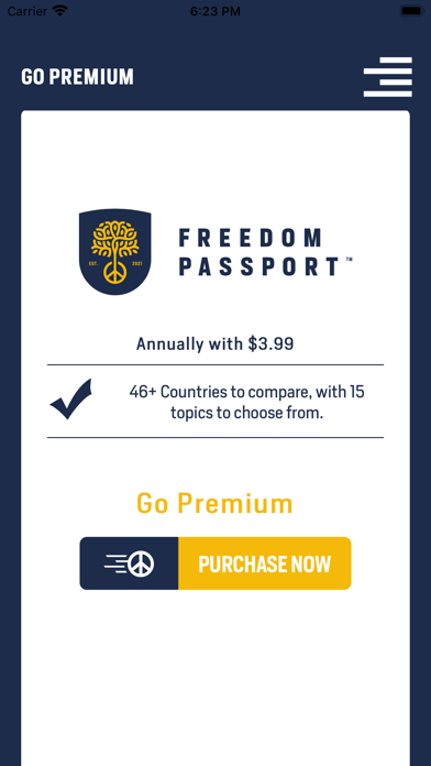 Freedom Passport Screenshot