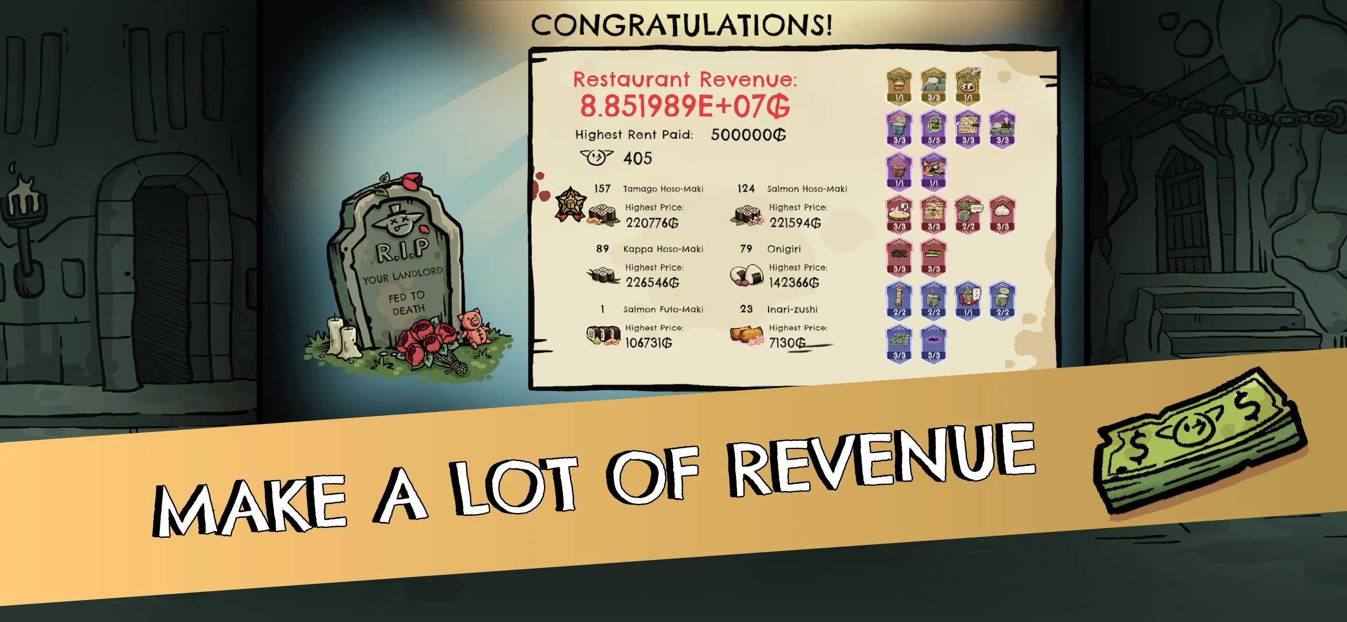 #9. Goblin Sushi (iOS) 由: Old Cake Factory GmbH