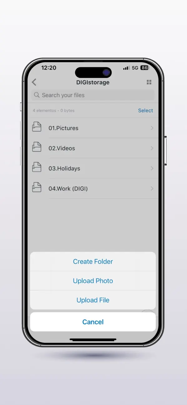 Screenshot #3 pour Digi Storage