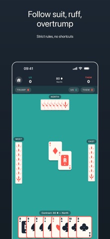 Contrée — Belote Card Game iPhone screenshot