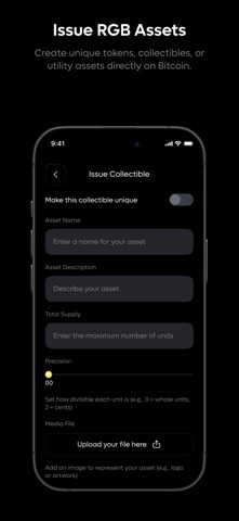Bitcoin Tribe - RGB Assets iPhone screenshot