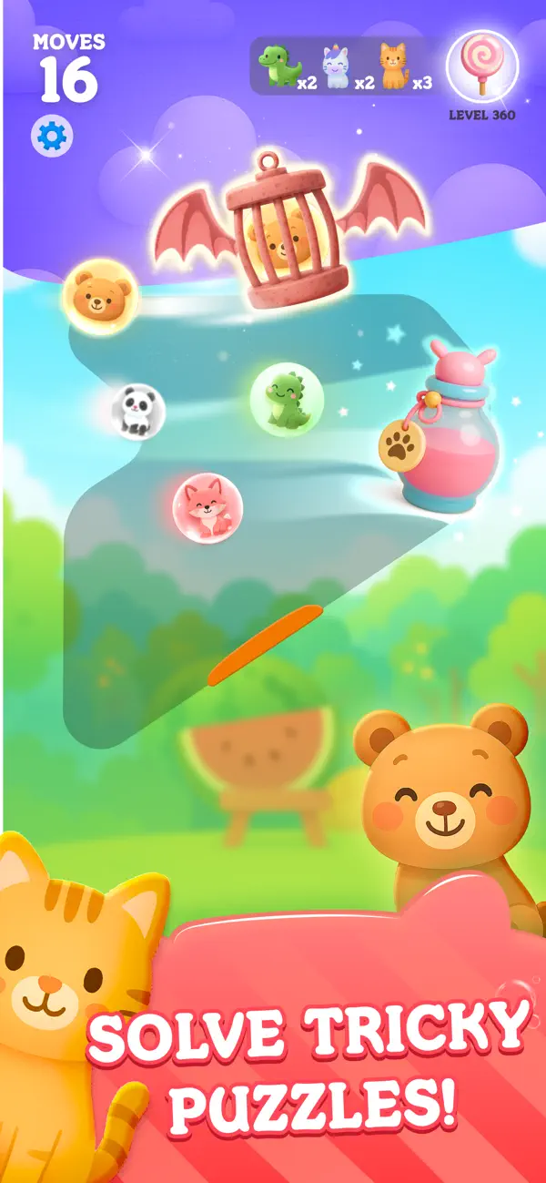 Screenshot #2 pour Bubbles Farm: Merge Puzzle
