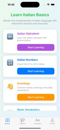Italian Learning-Course,Dialog screenshot 1