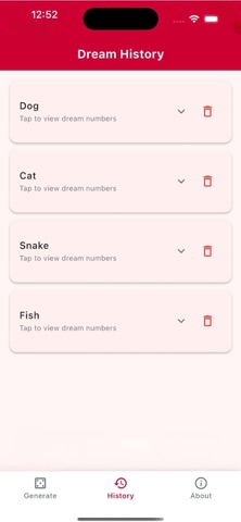 Lottery Dream Numbers screenshot
