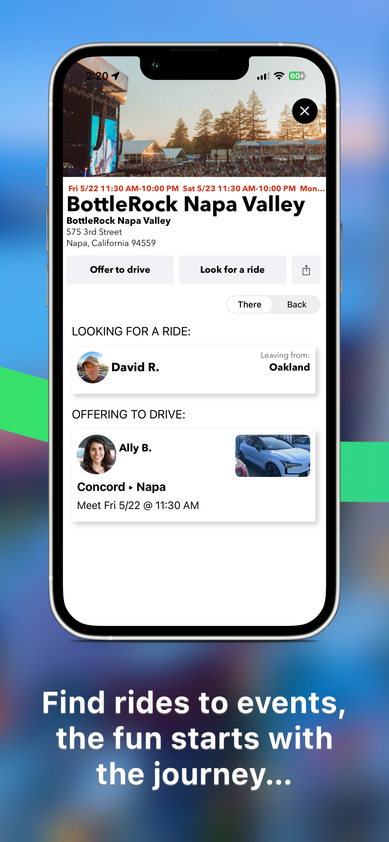 carzac - carpool made easy. screenshot 3