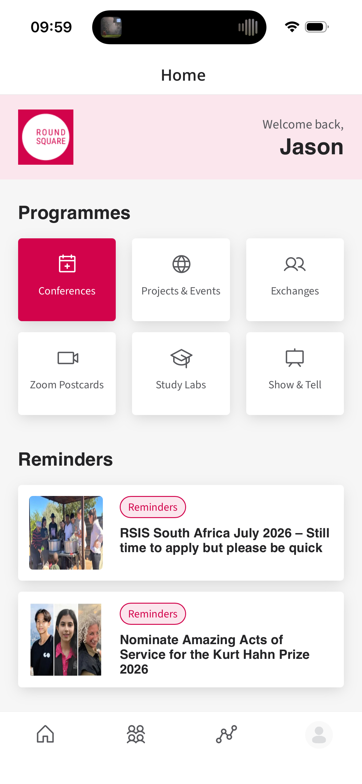 Round Square App