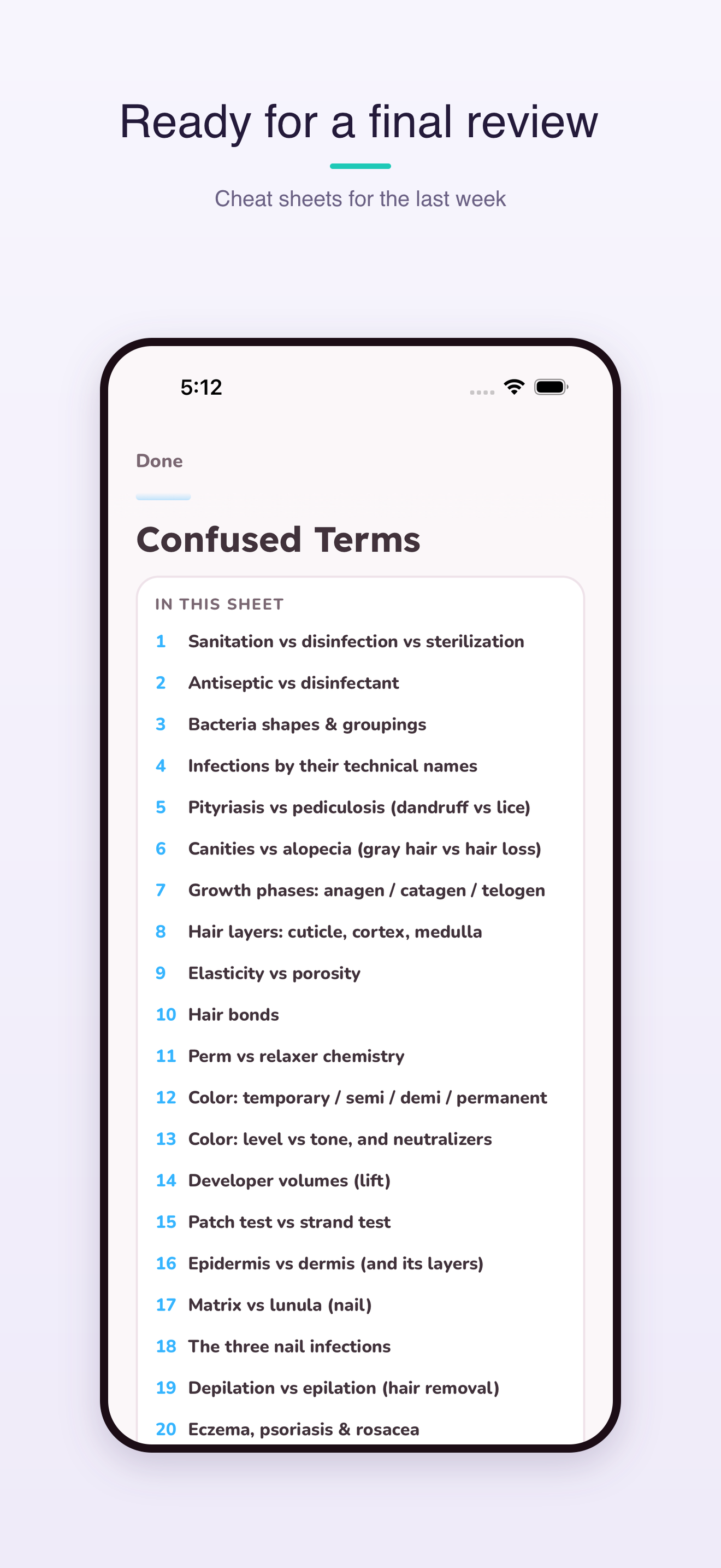 Cosmetology Exam Prep Quiz screenshot 5