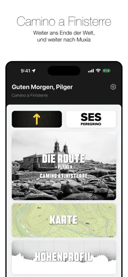 Screenshot von Wise Pilgrim Finisterre auf dem iPhone 1
