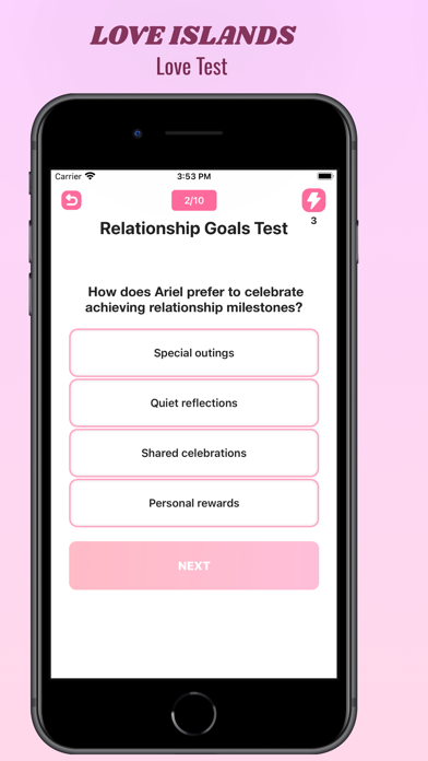 Love Islands - Love Test Screenshot