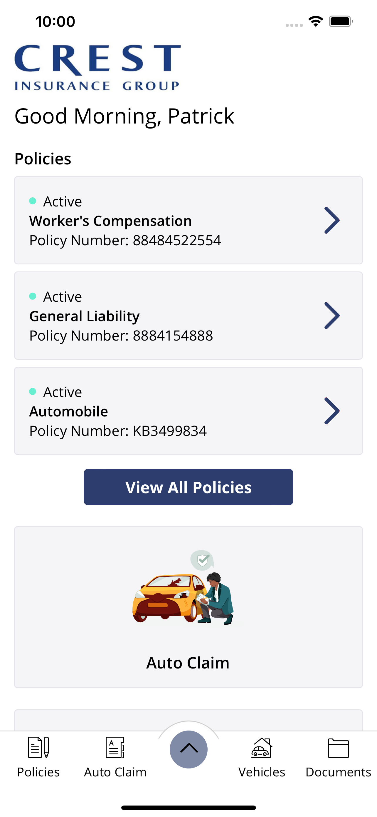 Crest Insurance Online screenshot 2