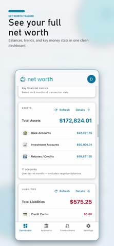 NWT — Net Worth Tracker Screenshot 1 of 10