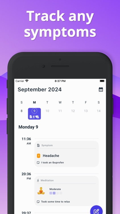 Ripple: Symptom Journal