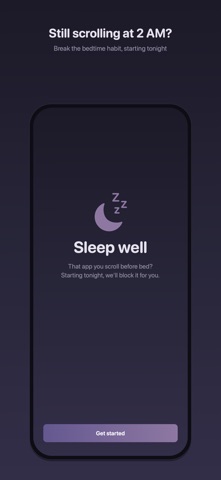 Let Me Sleep: Bedtime Blocker iPhone screenshot