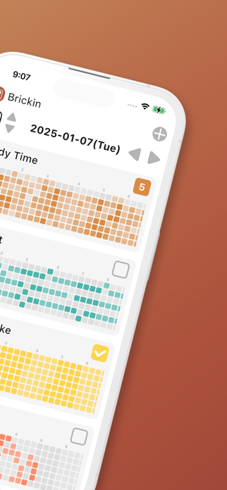 Brickin: Routine Habit Tracker Screenshot 2 of 3