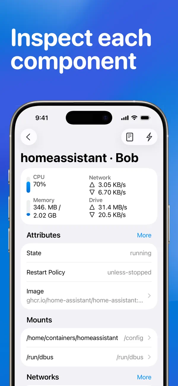 #5. Docker Manager GUI - WhaleDeck (iOS) Oleh: Florian Seida