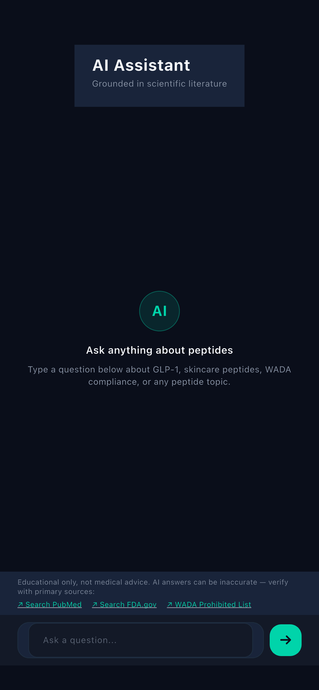PeptiGuide: Research Guide screenshot 4
