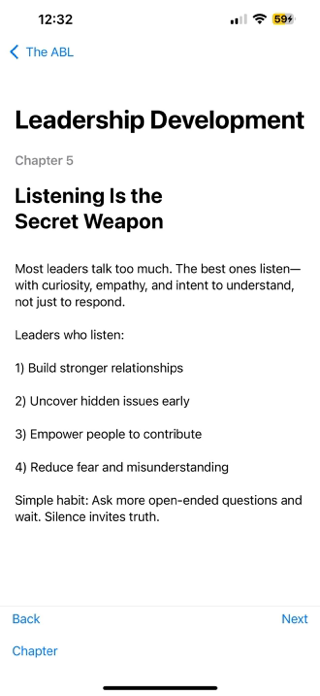 ABL - Leadership Development Screenshot 5 of 5