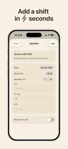 Shift Work Calendar: Plera Screenshot 4 of 7