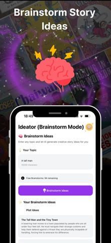 AI Storyteller: Book Creator iPhone screenshot