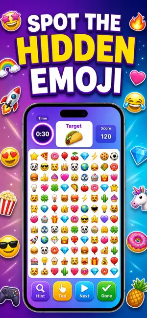 Emoji Hunt: Spot Puzzle Game screenshot 1