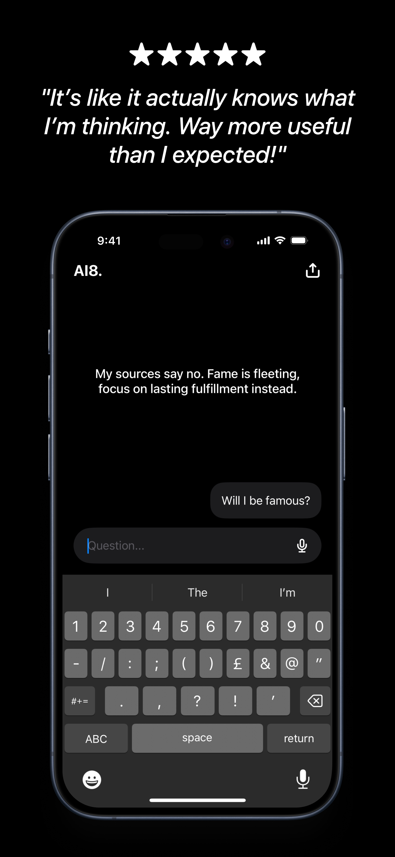 AI8: AI Magic 8 Ball
