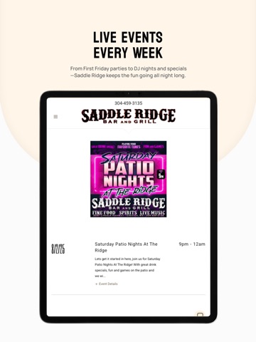 Saddle Ridge iPad screenshot