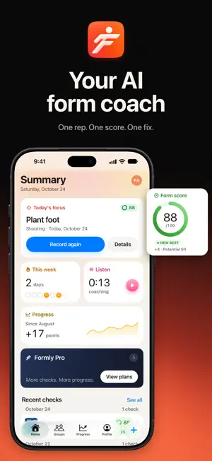 Formly: AI Sports Coach screenshot 1