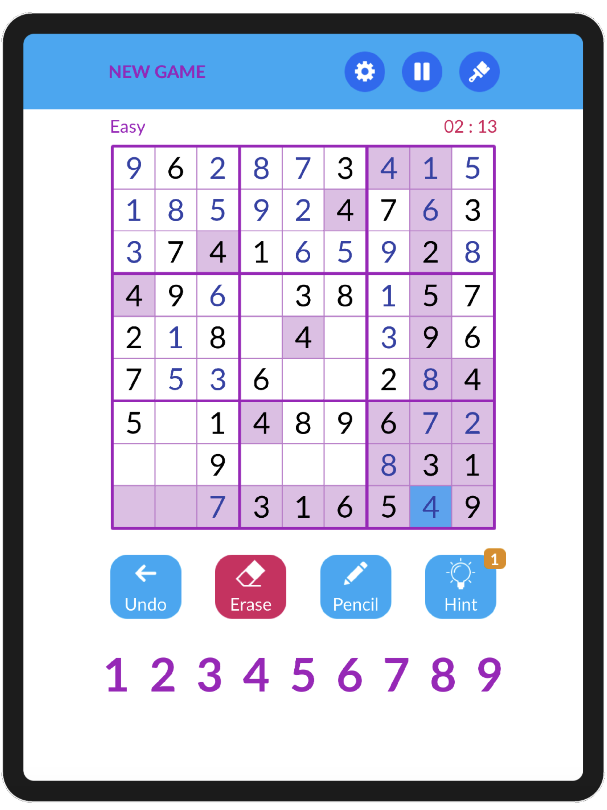 Classic Sudoku Brain Puzzle screenshot 12