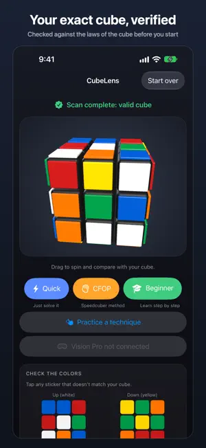 CubeLens: Scan. Learn. Solve. screenshot 2