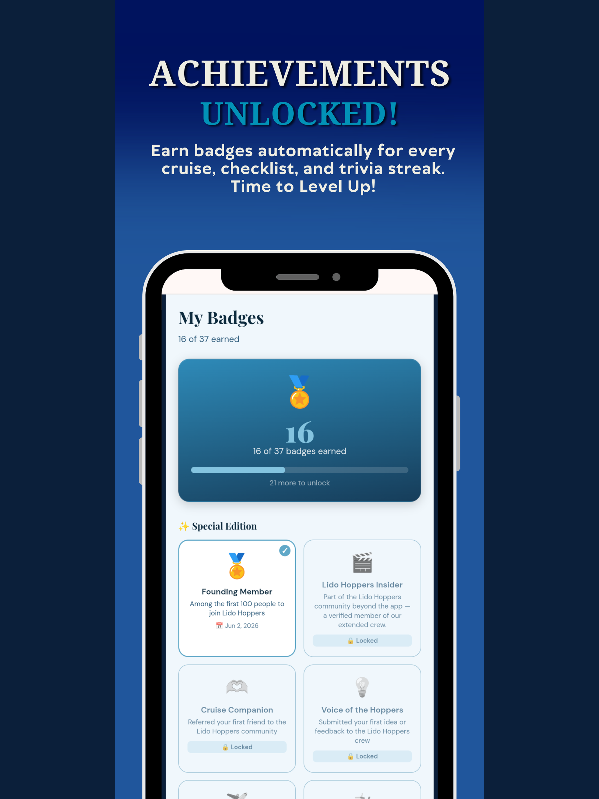 Lido Hoppers Cruise App screenshot 15