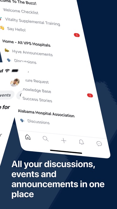 The Buzz Community iPhone screenshot 1 - Social Networking app