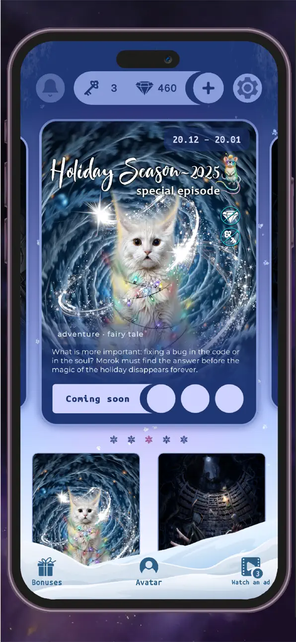 Midnight Dreamers | Novels iOS Mod IPA screenshot 1 - iOS game interface