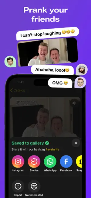 Avatarify: AI Face Animator iPhone screenshot 3
