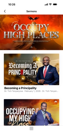 Mount Zion Christian Centre app screenshot 2