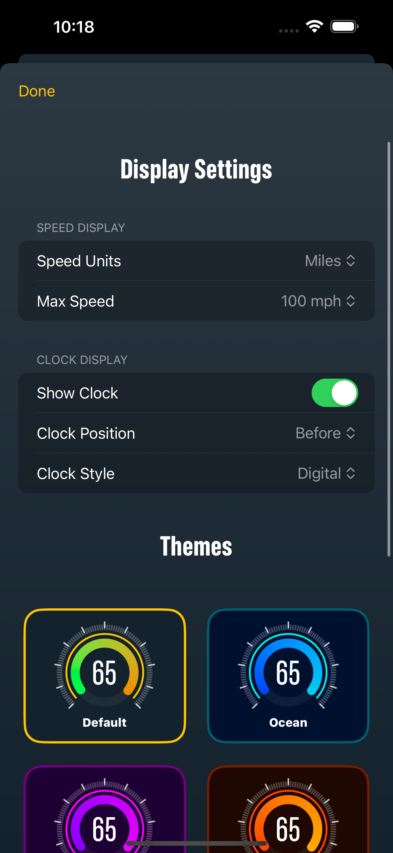 Speedo Speedometer