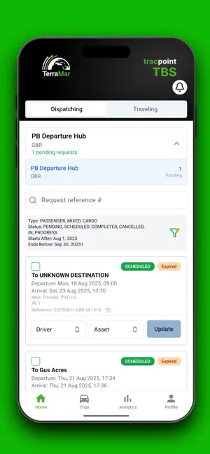 Transport Booking System screenshot 2