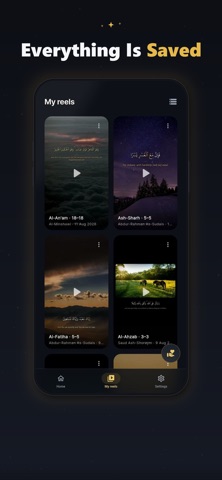AyahReel: Quran Video Maker iPhone screenshot