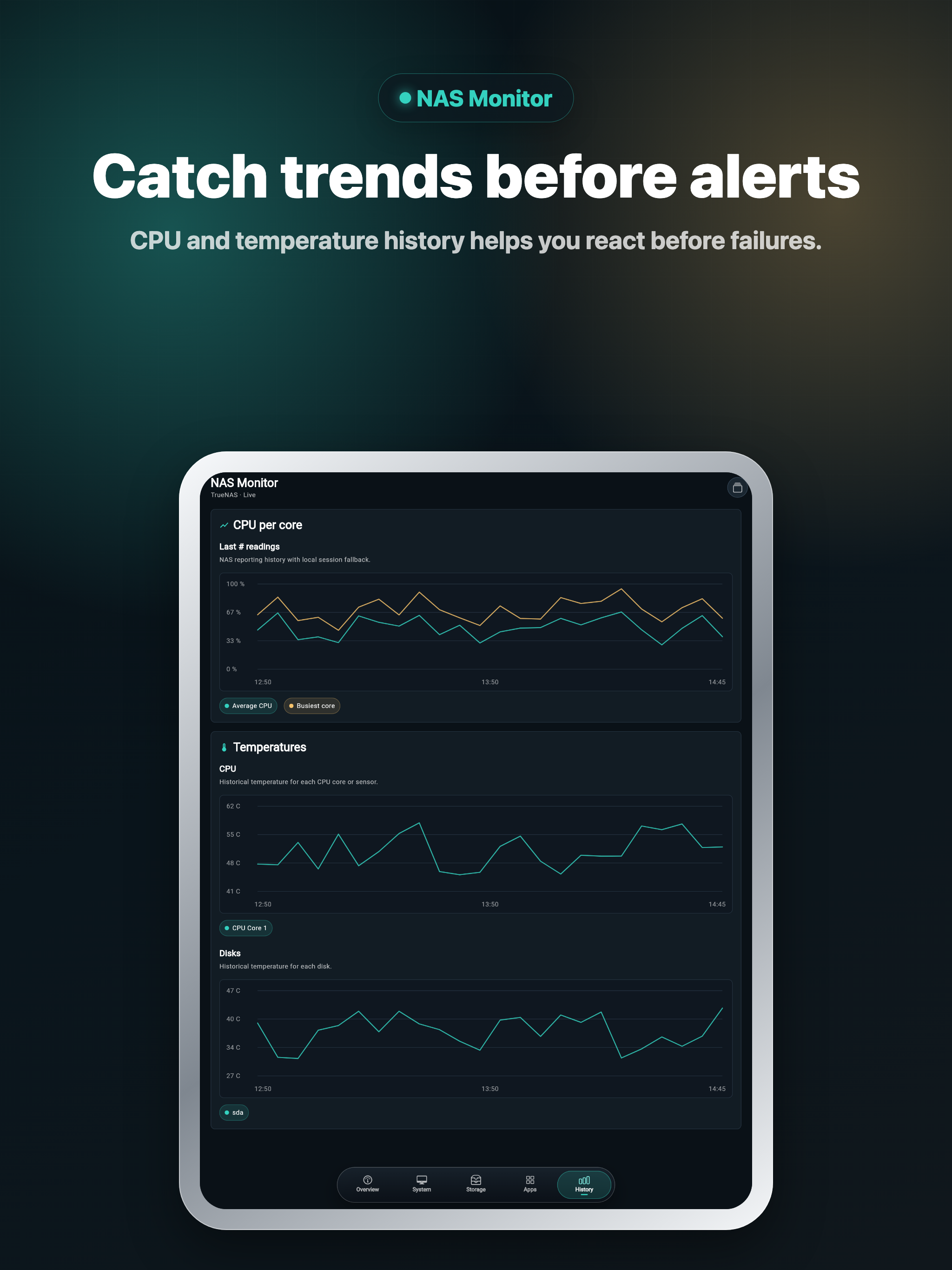 NAS Monitor: TrueNAS Alerts screenshot 12
