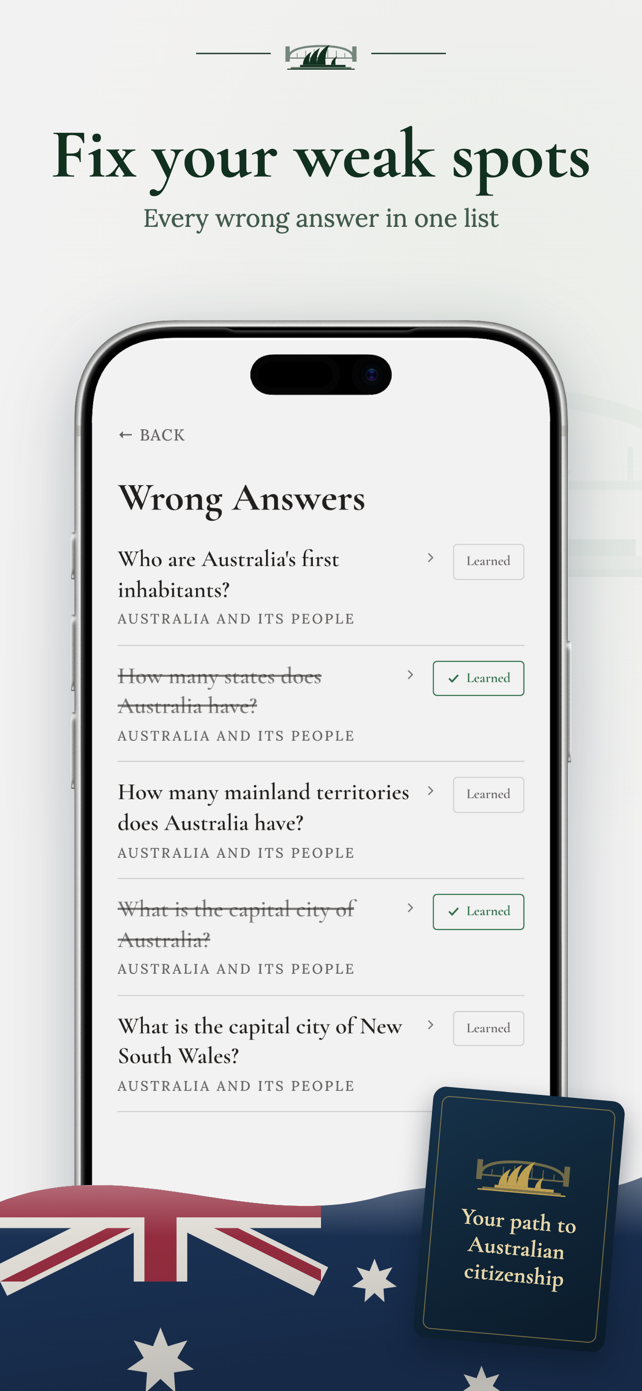 Citizenship Test 2026 AU screenshot 5