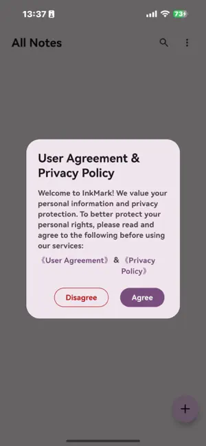 InkMark - Markdown AI Notes screenshot 1