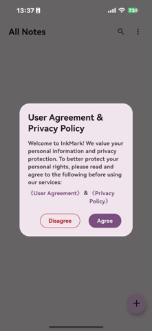 InkMark - Markdown AI Notes Screenshot 1 of 5