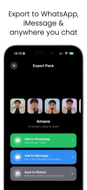AI Stickers - Your Face Pack screenshot 3