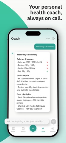 CalorieAI - Food and Macro Log screenshot