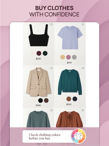 Color Analysis - Dressika iPad screenshot